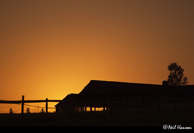 Barn Sunset