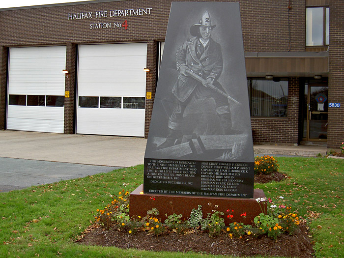 Halifax Explosion Fireman Memorial.