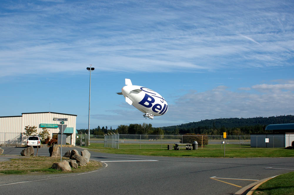 Landing at Nanaimo Aerodrome