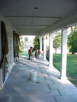 House - 104 - Ceramic on upper porch