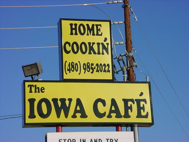 Home cooking<br>Iowa Caf