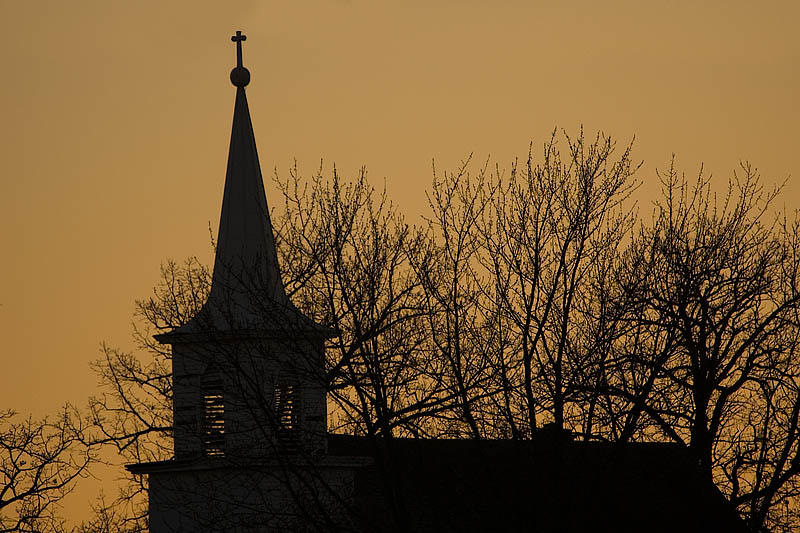 Sunset Steeple  ~  November 8  [10]
