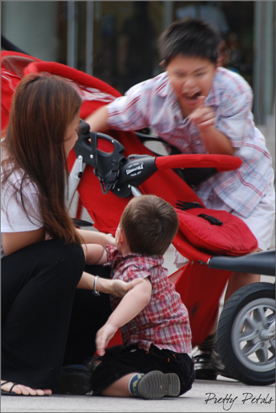 You Are Going To Get On The Stroller!