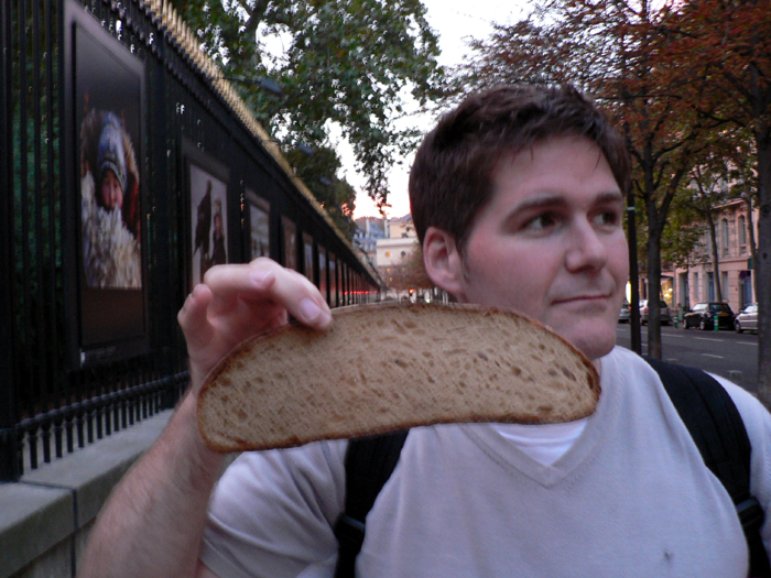 Well...Poilanes bar next door was closed so we couldnt get tartines.  Two HUGE slices of bread were the next best thing.