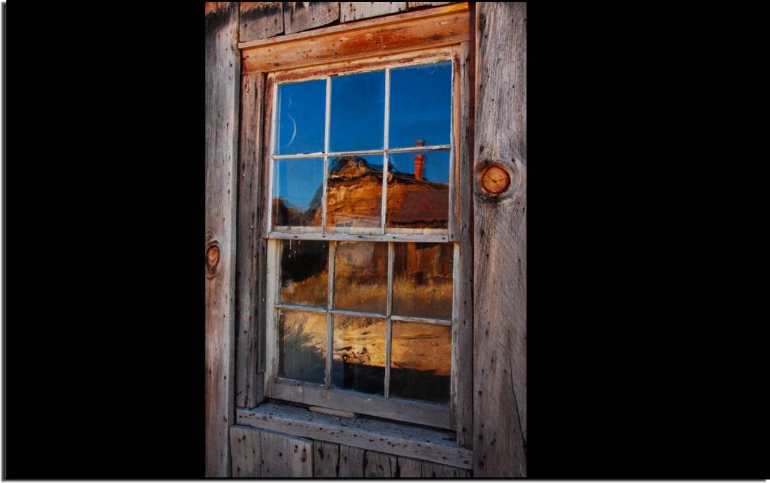 Bodie Window Reflection