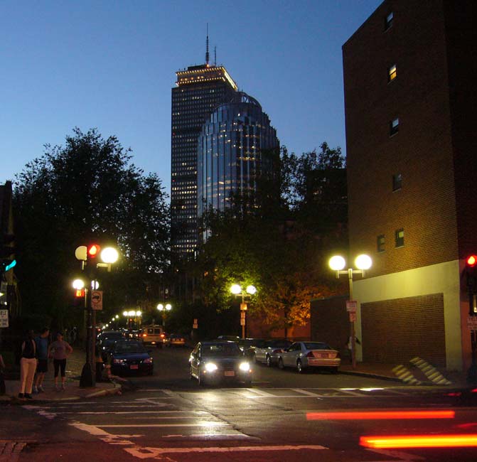 Prudential Centre at Night
