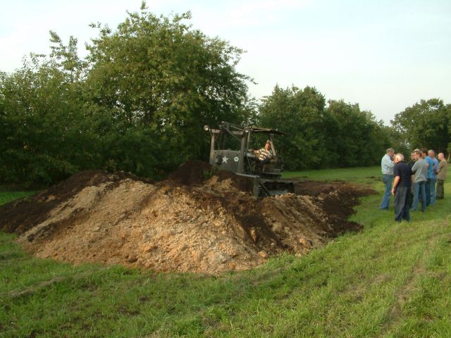 Het zal interessant worden hier straks met de tank overheen te rijden