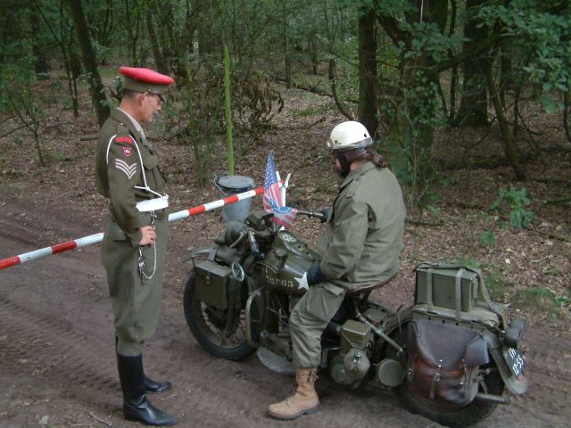 Aankomst verdachte motorrijder