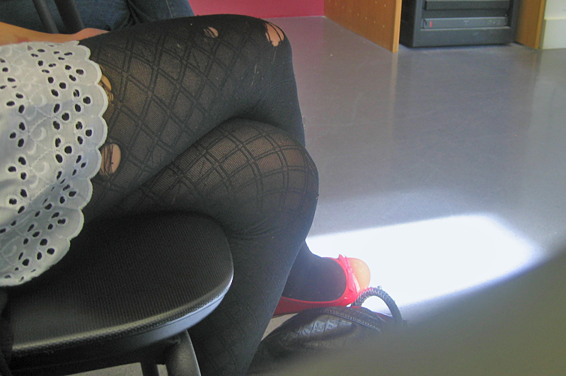 lace, lacunae, legs, light *