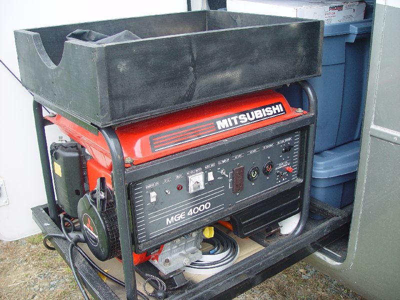 GENERATOR  IS PUT IN THE OUT POSITION WHEN RUN