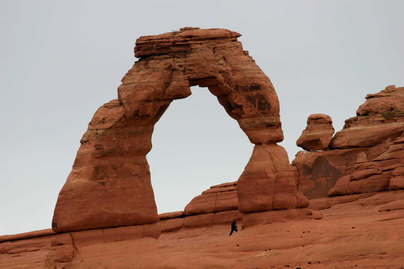 Delicate Arch (Notice person at the base)