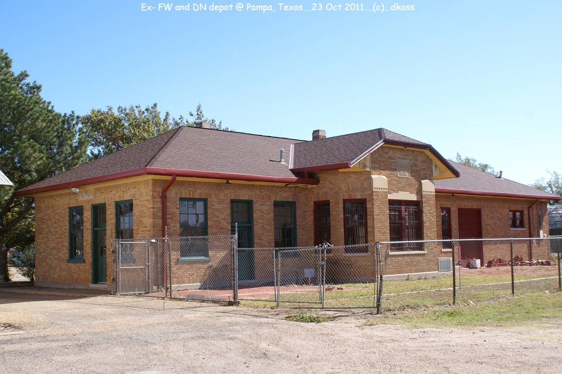 Ex -FW&DN Depot  of Pampa, Texas