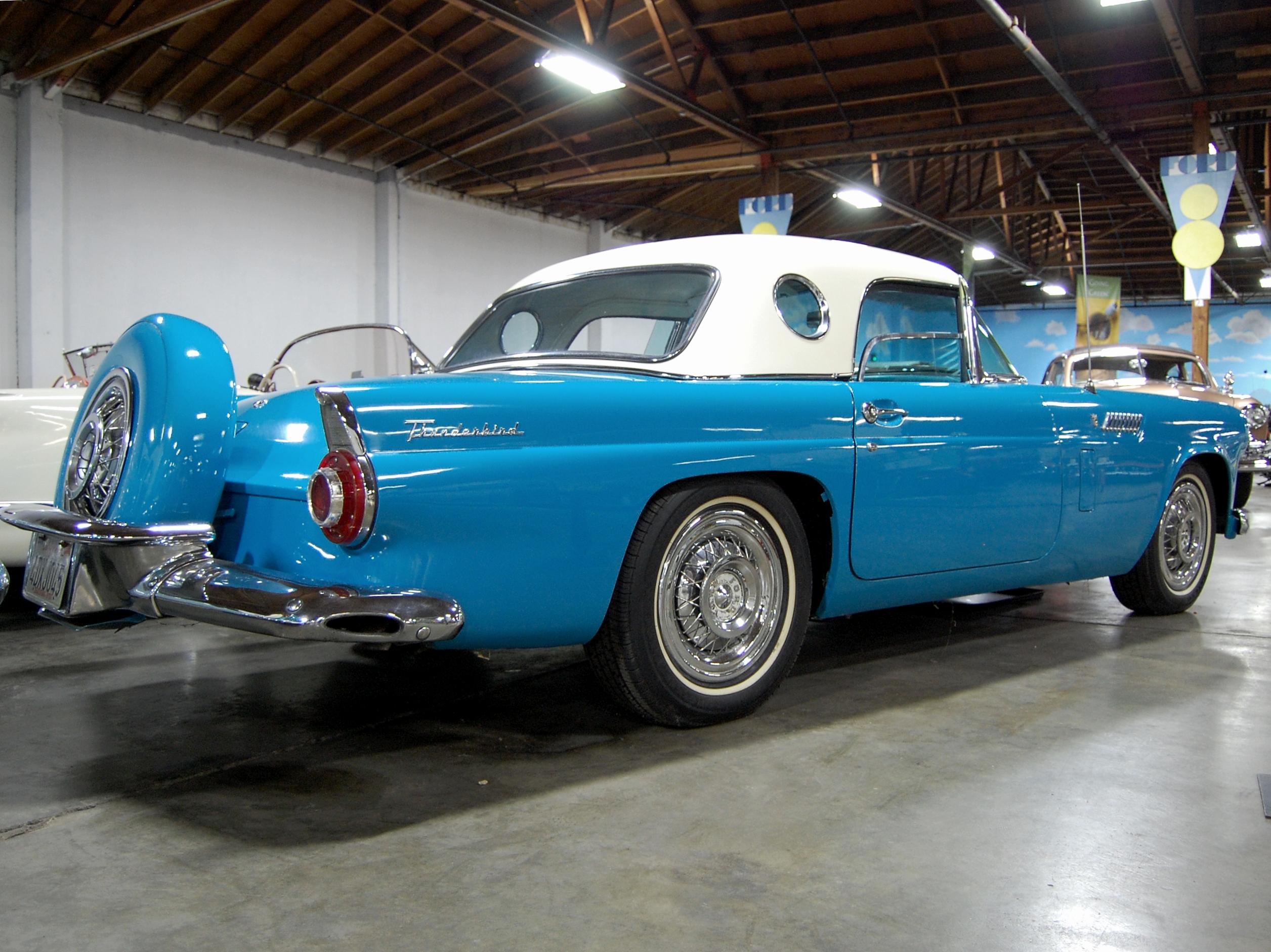 1956 Ford Thunderbird in eye-catching blue
