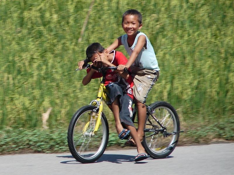 Boys on Bike