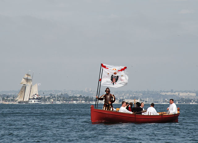 Juan Cabrillo Rows Ashore to California