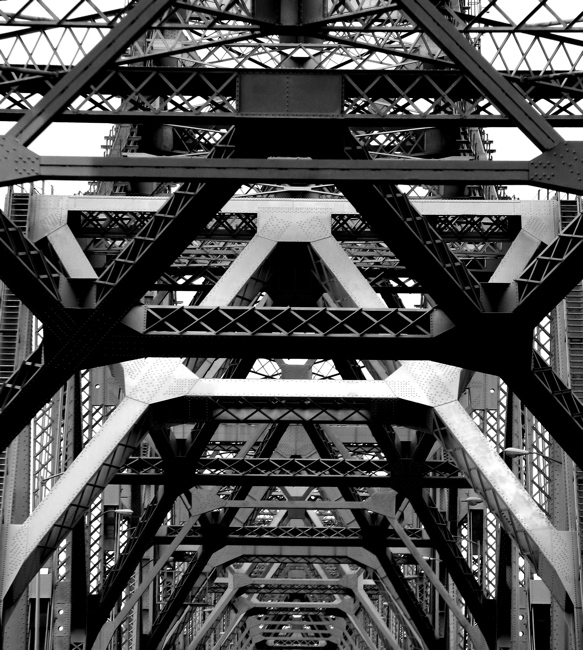 Oakland Bay Bridge Abstract