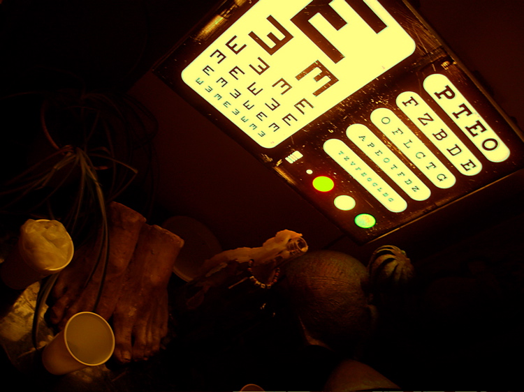 Still Life With Electronic Eye Chart