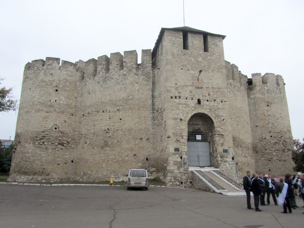 our first stop is the 16th-c. Soroca Fortress...