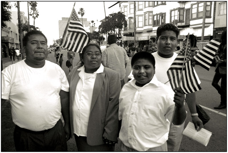  family-Immigration rally