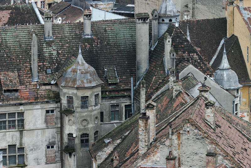 roofs in Sighisoara