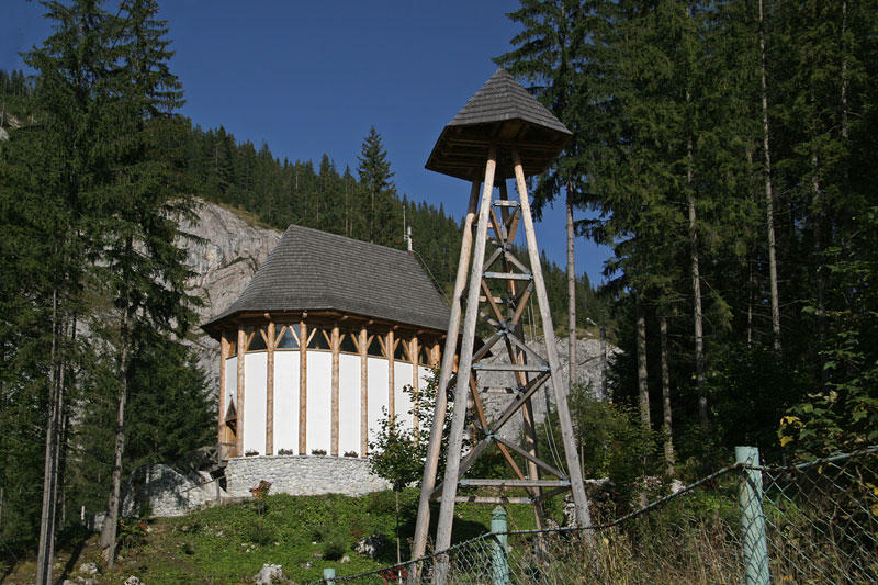 new church and clocktower