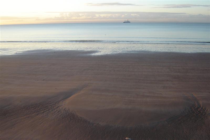 Beach and cloud patterns