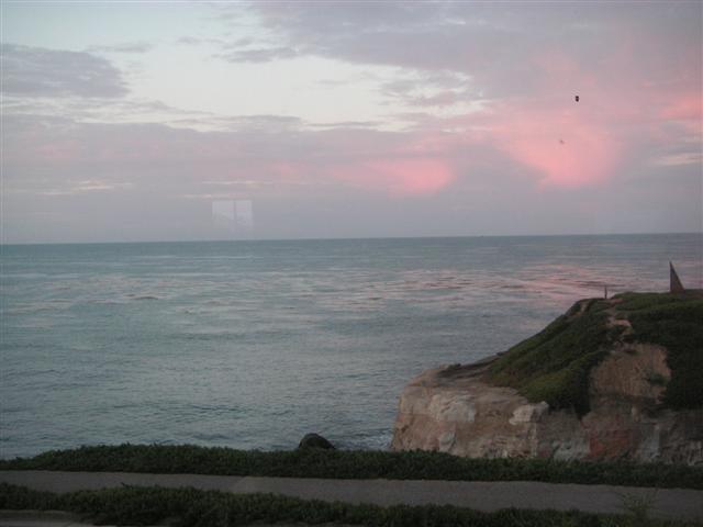 Sunrise along West Cliff