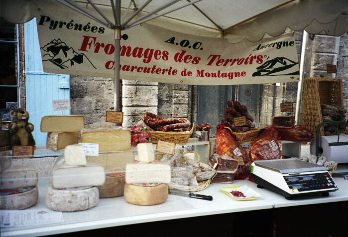 Fromages de France, Pezenas market