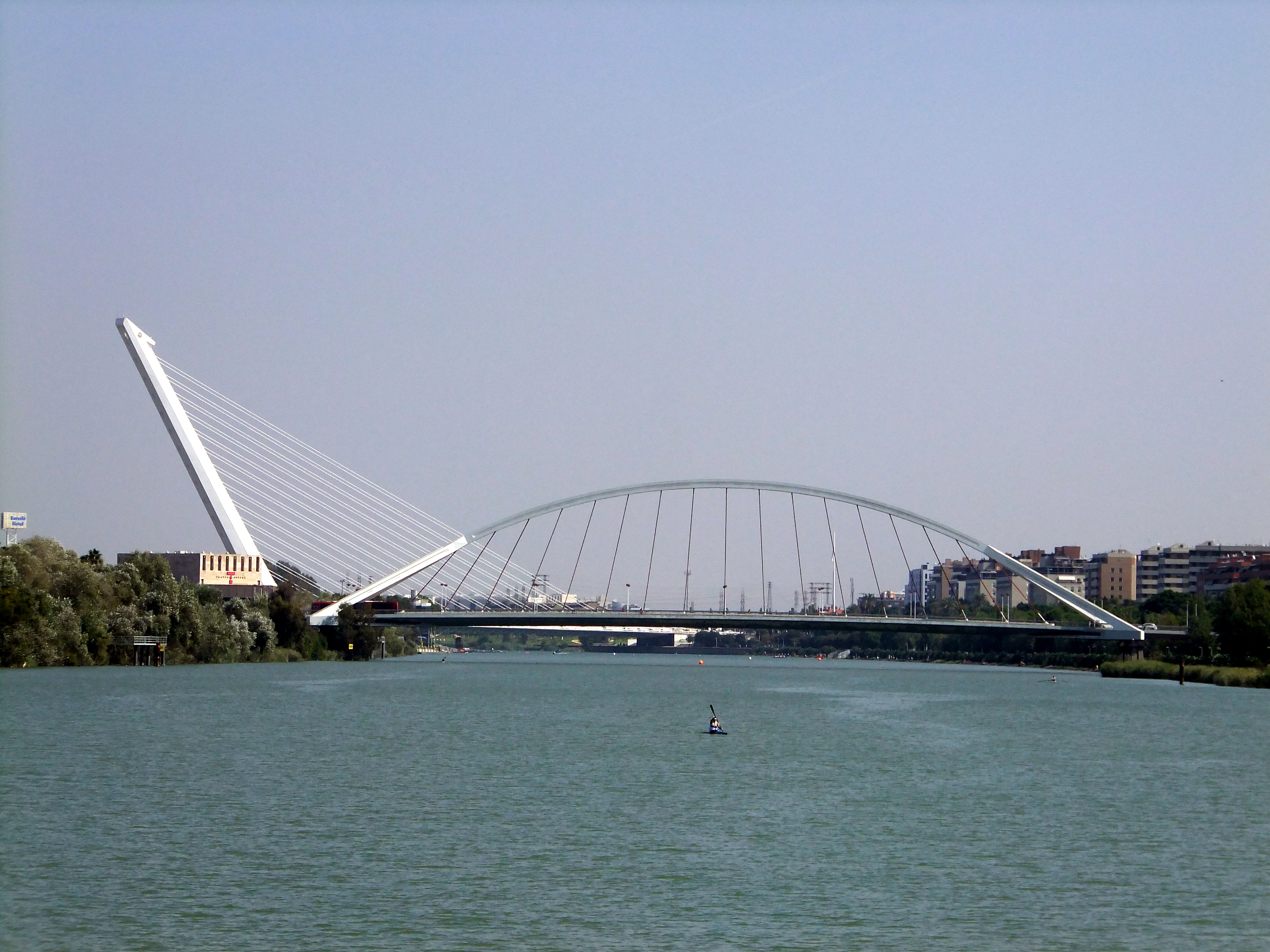 Seville: Exposition bridge