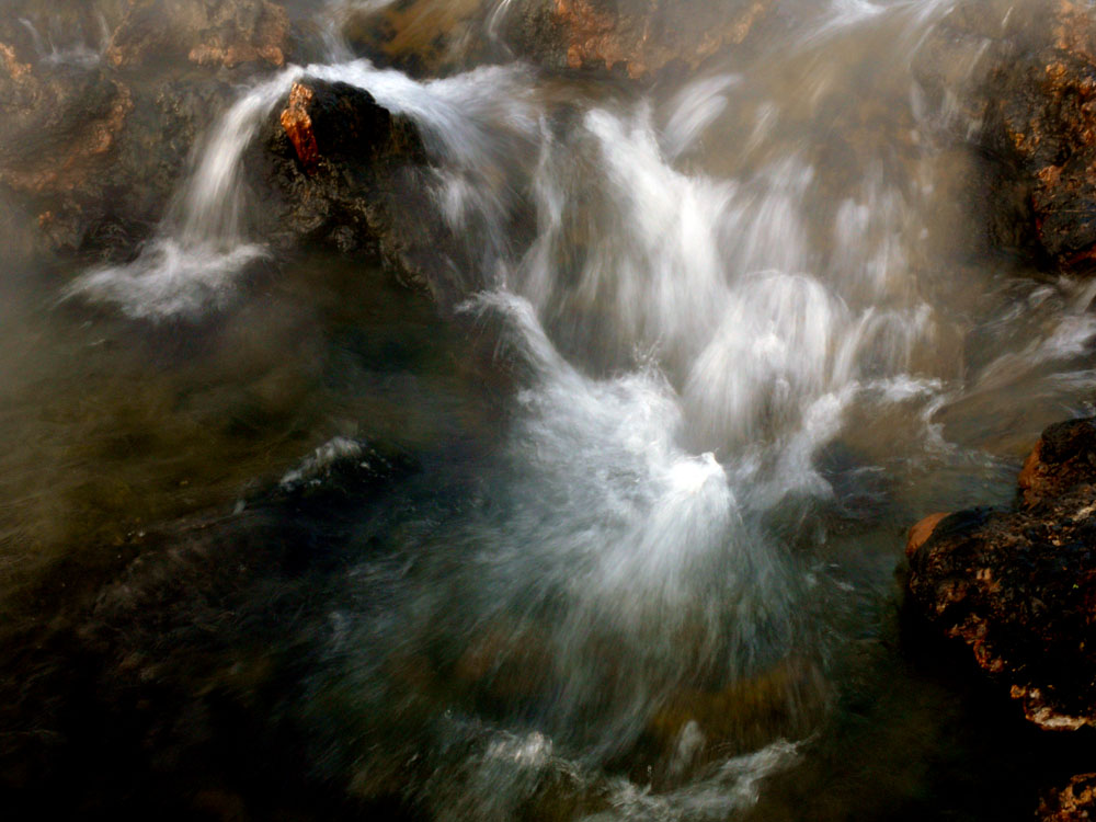 Cascade, Hot Lake, Yellowstone National Park, Wyoming, 2006