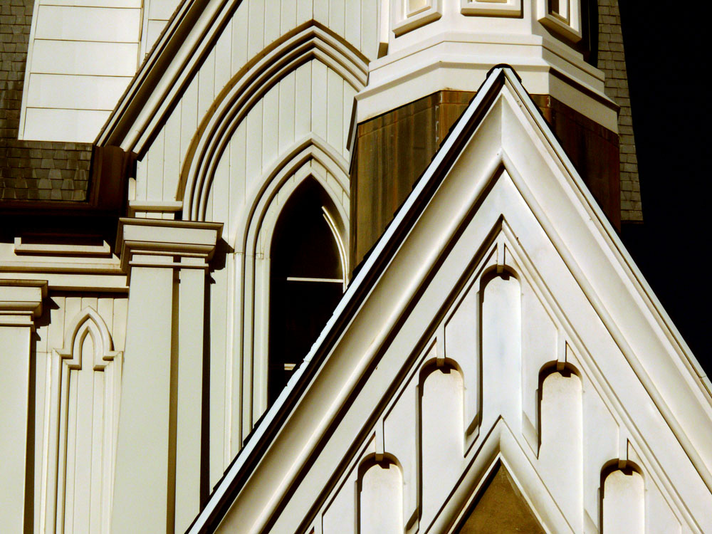 Detail, Assembly Hall, Temple Square, Salt Lake City, Utah, 2006