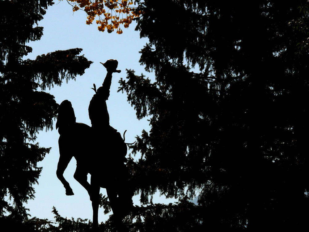 Cowboy, Town Square, Jackson, Wyoming, 2006