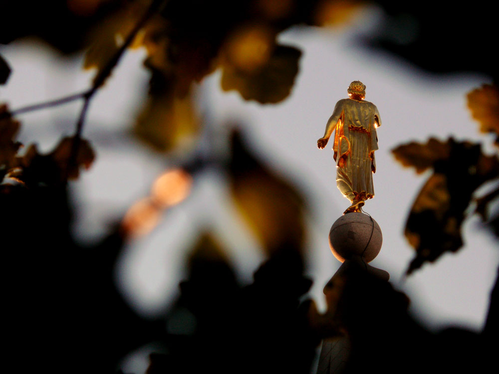 The angel, Salt Lake Temple, Salt Lake City, Utah, 2006