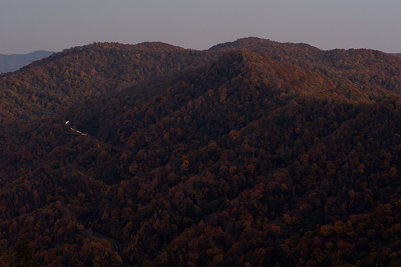 Heavy Traffic at Newfound Gap