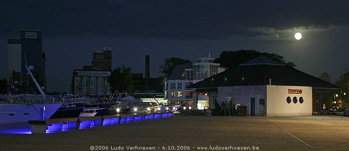 Turnhout Jachthaven Nieuwe Kaai - Nieuwe avondverlichting
