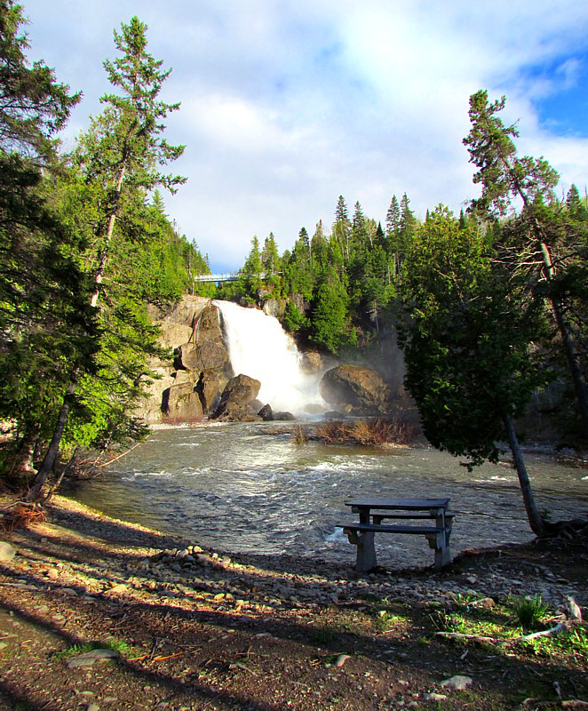 piquenique  la chute