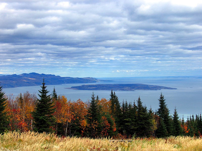 L'Isle aux Coudres depuis le Massif