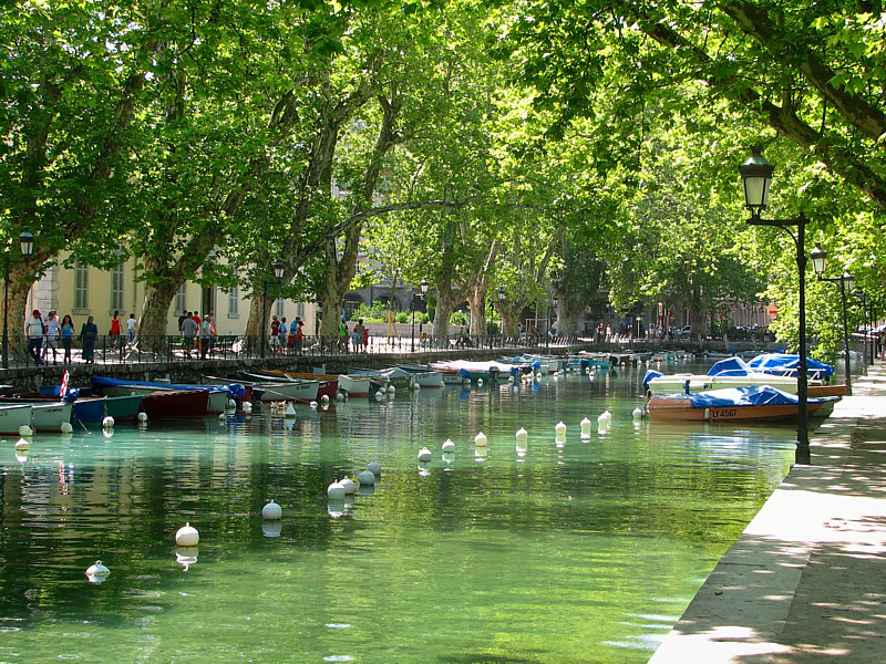 le canal d'Annecy