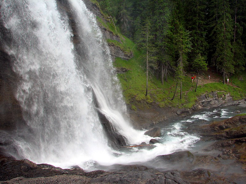 Au pied de la chute du Rouget