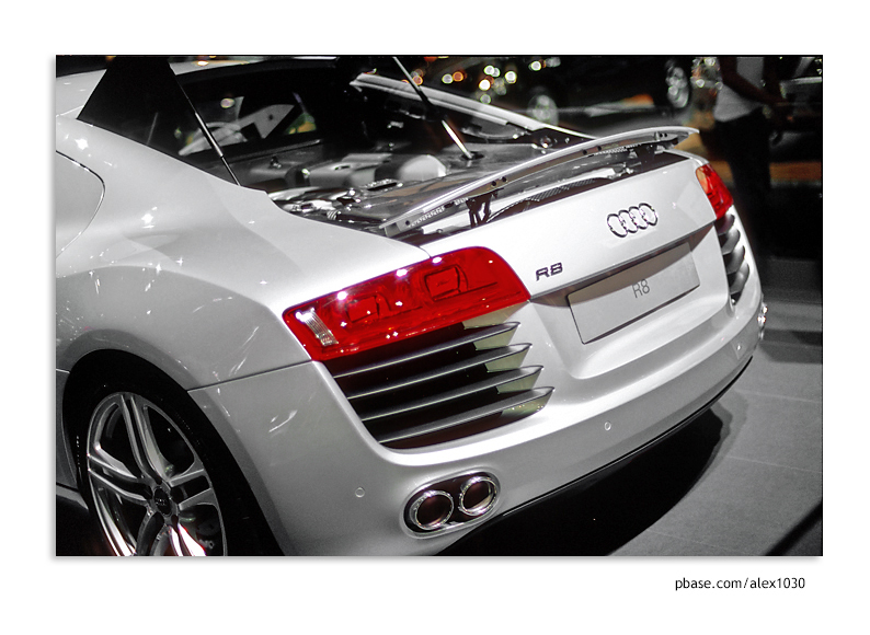 Rear of Audi R8