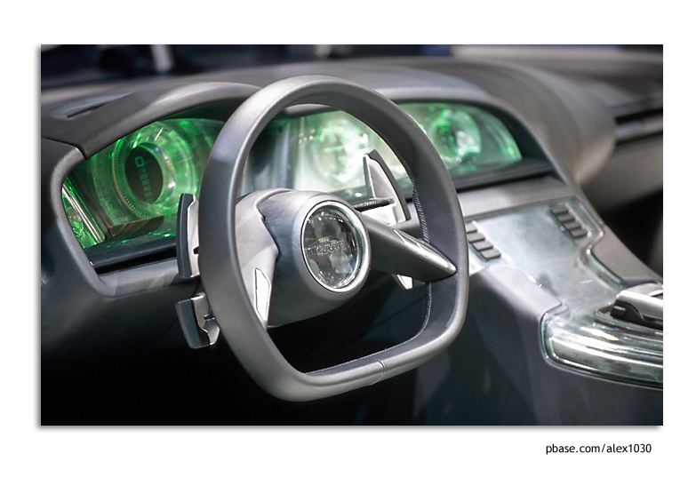 Dashboard of SAAB Aero X
