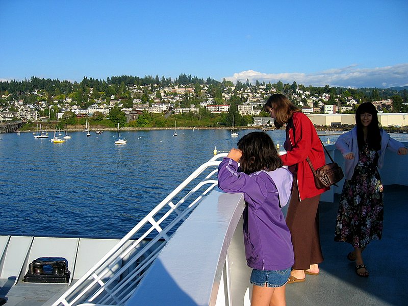 Bellingham from the M/V Malaspina Deck