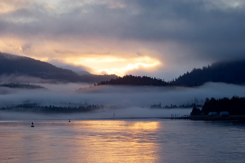Misty Sunset