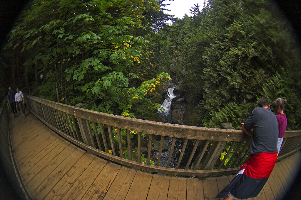 Upper falls and bridge