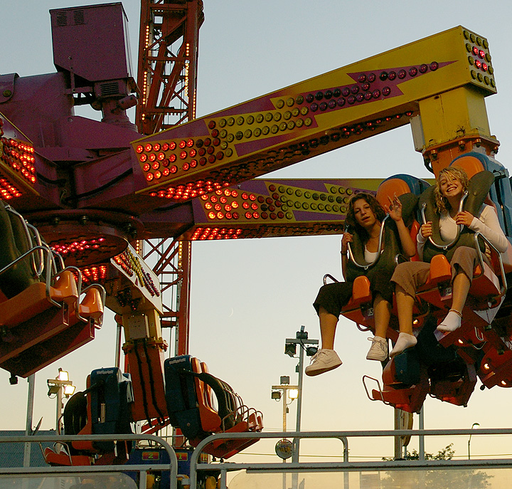 Happy on the Midway