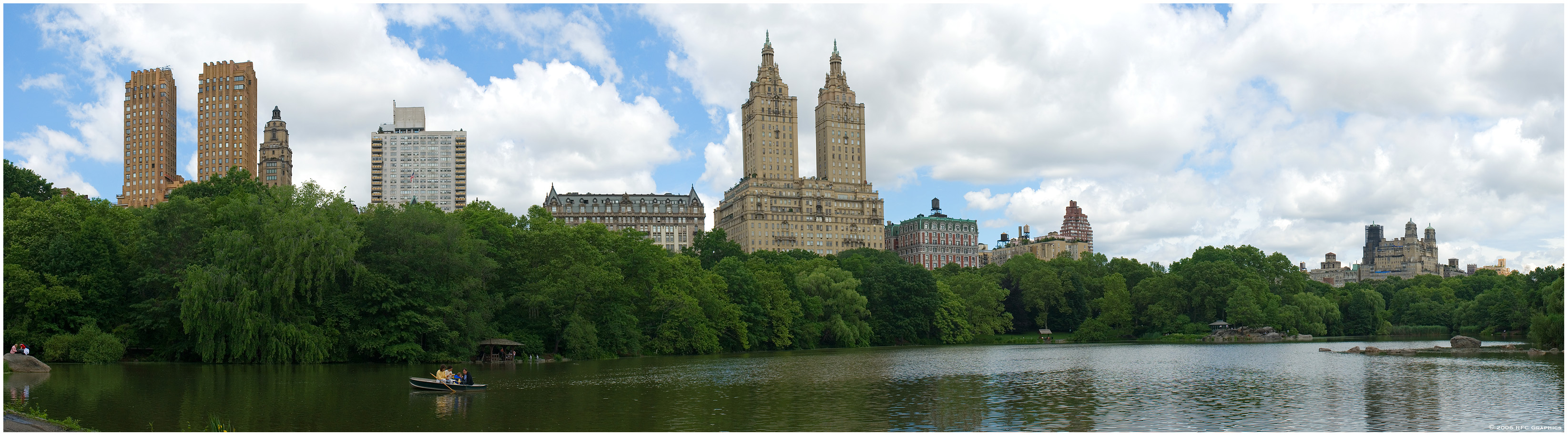 Central Park West and The Lake Panorama