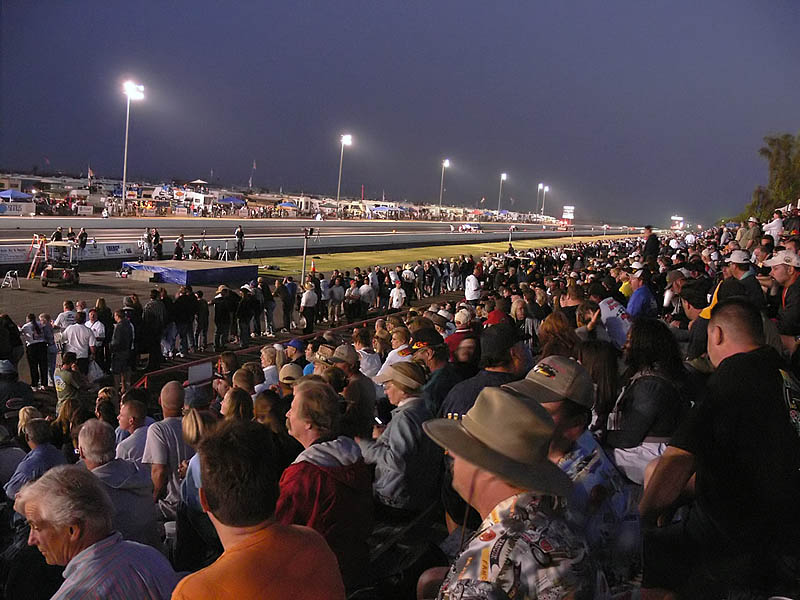 Evening crowd