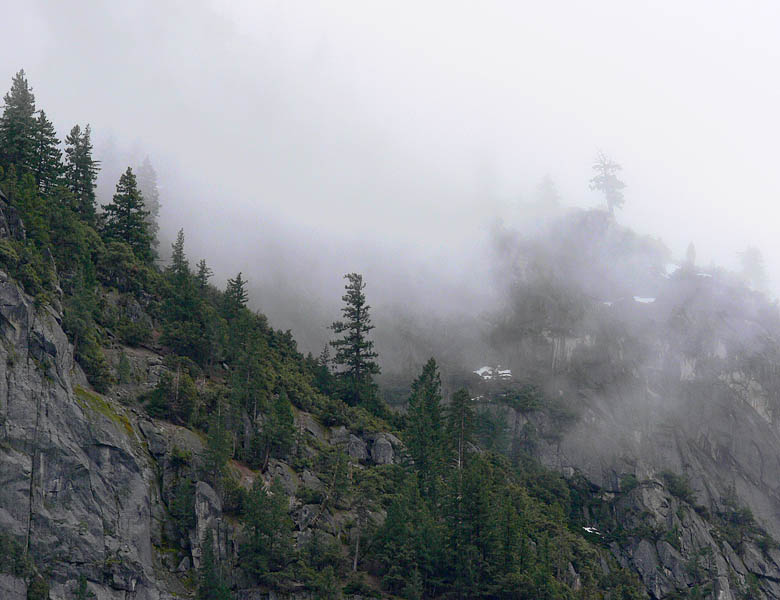 Foggy ridge