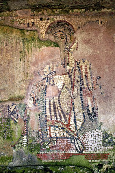 Durrsi - mosaic in the amphitheatre
