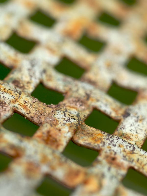 Rusty old chair by jono slack